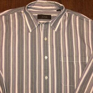Tasso Elba button down dress shirt L